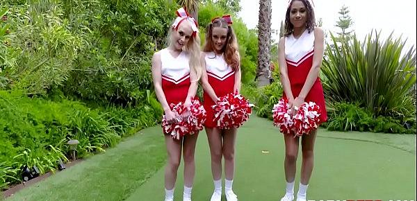  Gia Gelato , Lily Glee , Emma Starletto In Cheerleaders